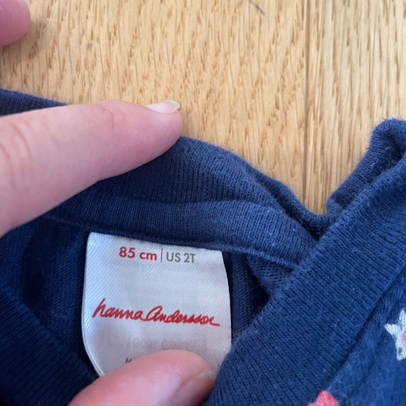 Hanna Andersson Christmas Shirt size 2T - Picture 3 of 3
